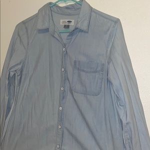 Small Old Navy Jean Button-Up